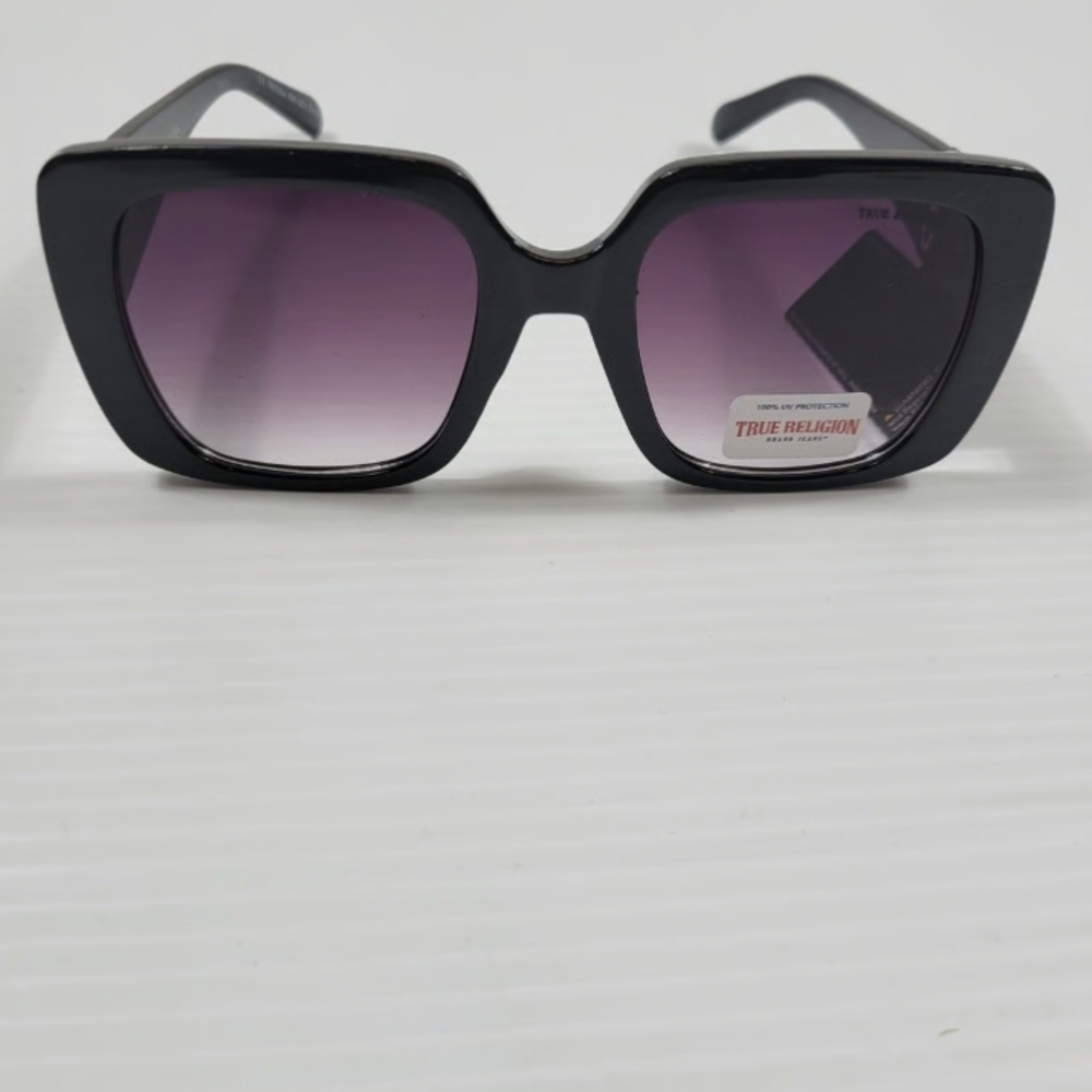 True Religion Black Oversized Sunglasses